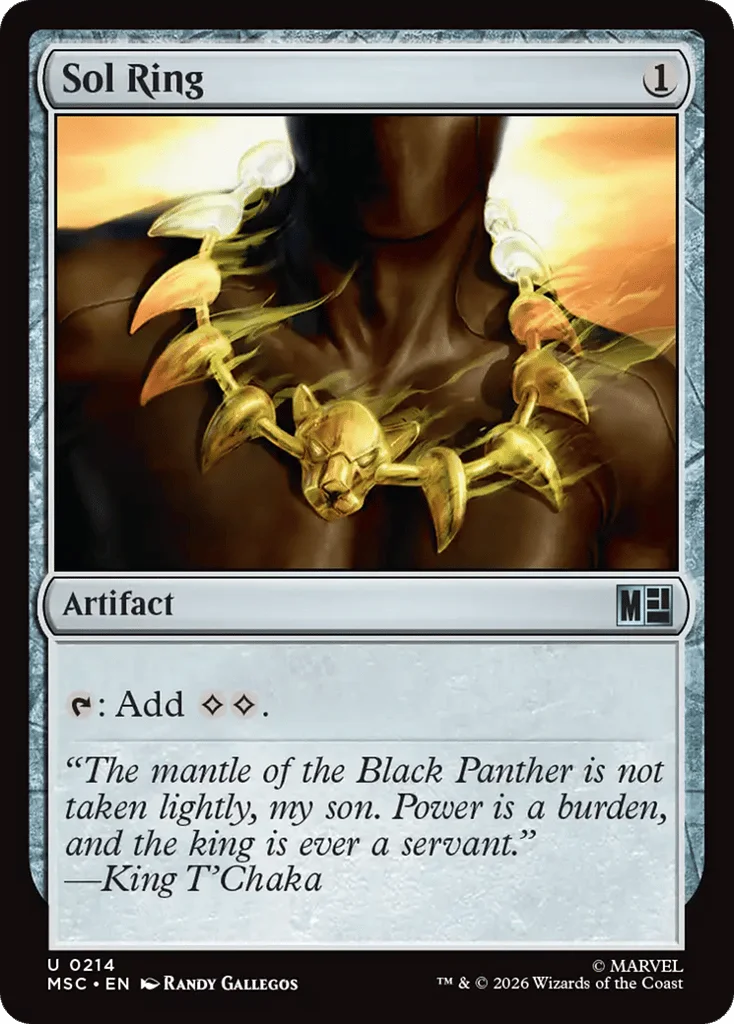 Sol Ring · Marvel Super Heroes Commander