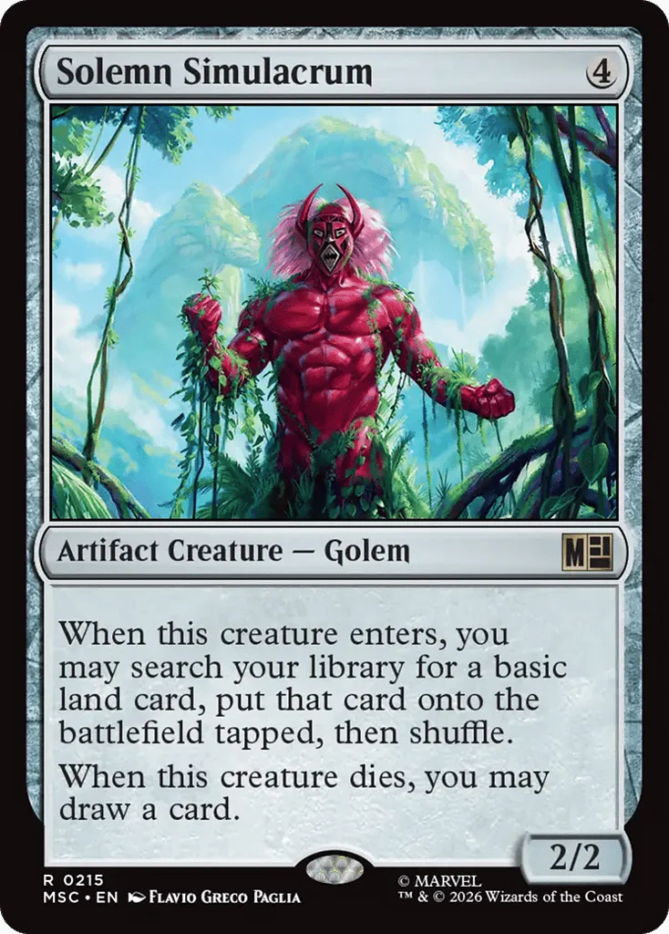 Solemn Simulacrum · Marvel Super Heroes Commander