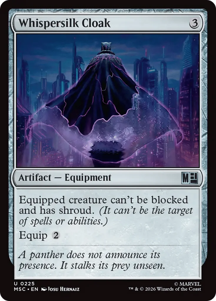 Whispersilk Cloak · Marvel Super Heroes Commander