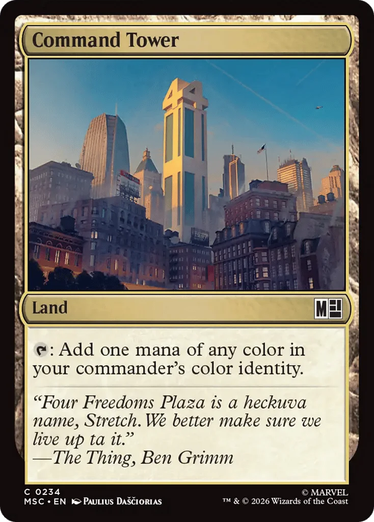 Command Tower · Marvel Super Heroes Commander