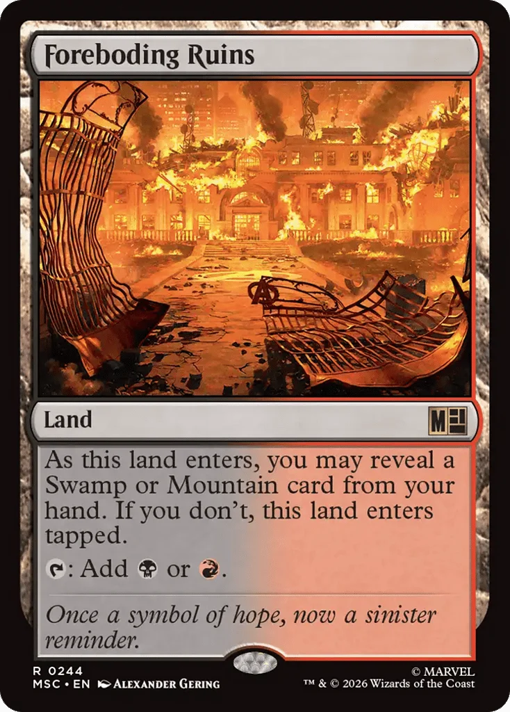 Foreboding Ruins · Marvel Super Heroes Commander
