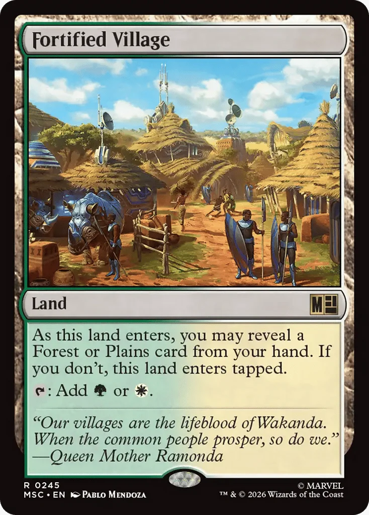 Fortified Village · Marvel Super Heroes Commander
