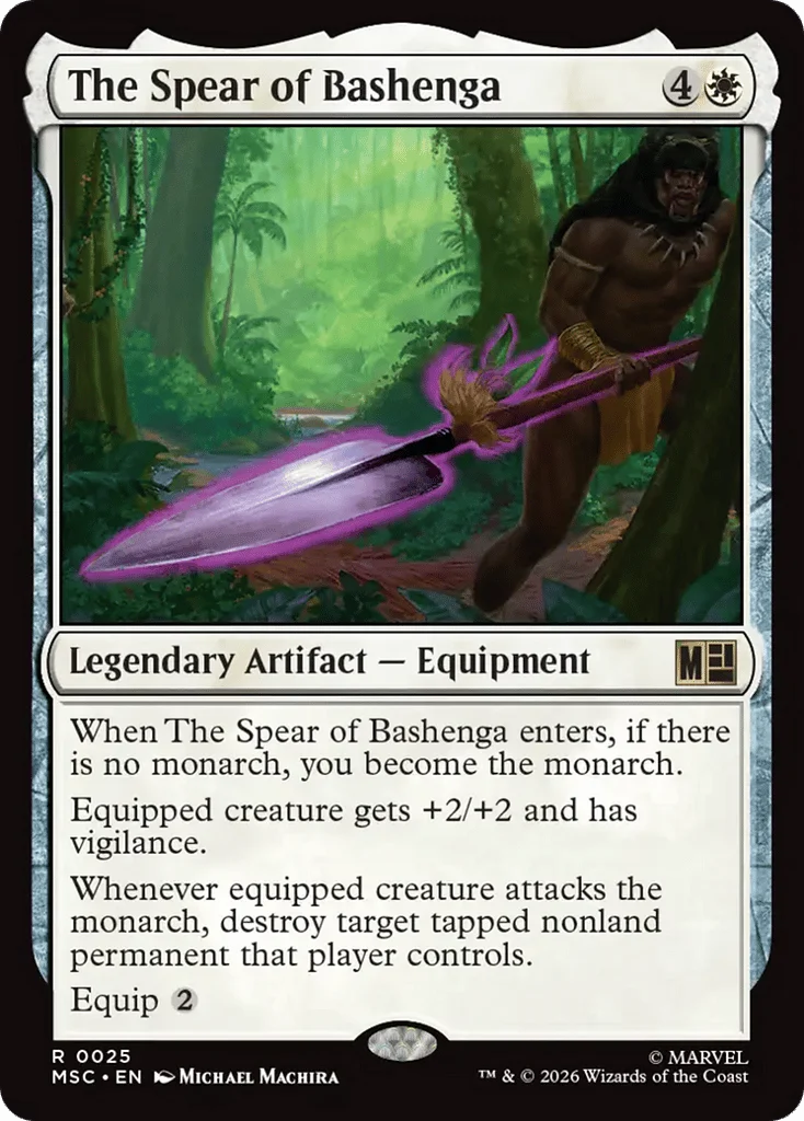 The Spear of Bashenga · Marvel Super Heroes Commander