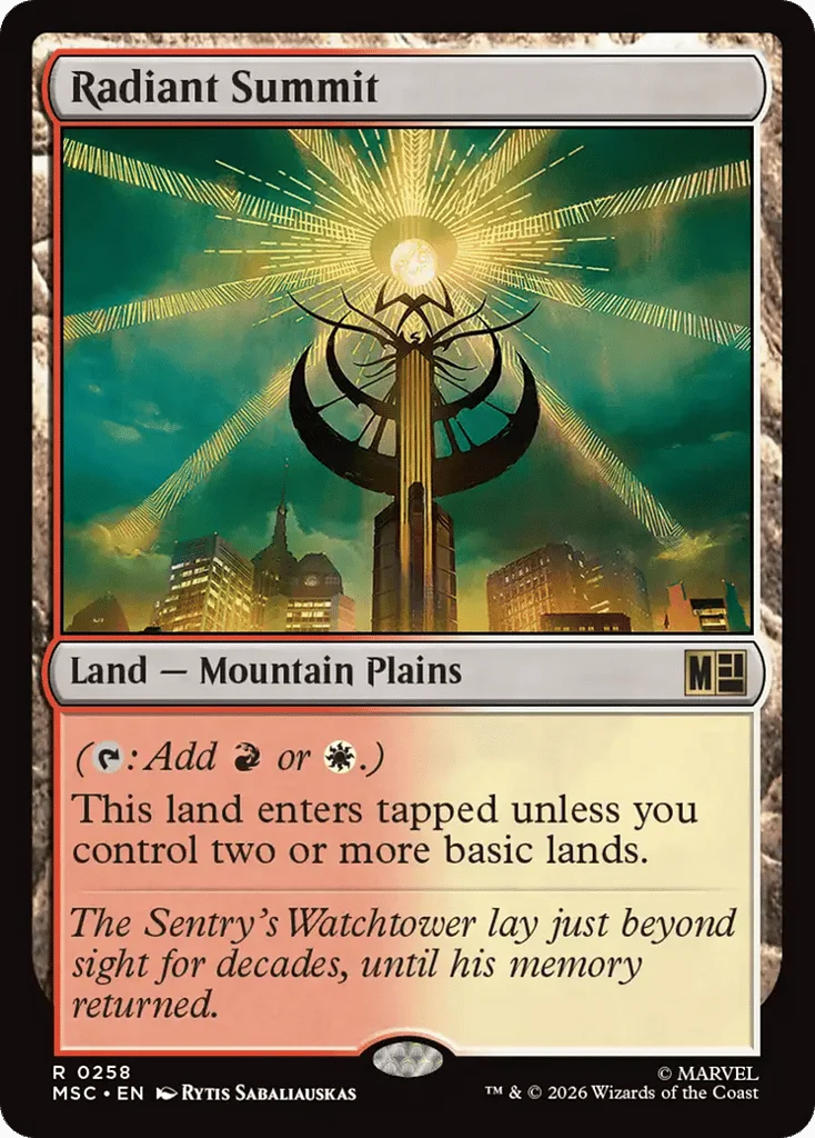 Radiant Summit · Marvel Super Heroes Commander