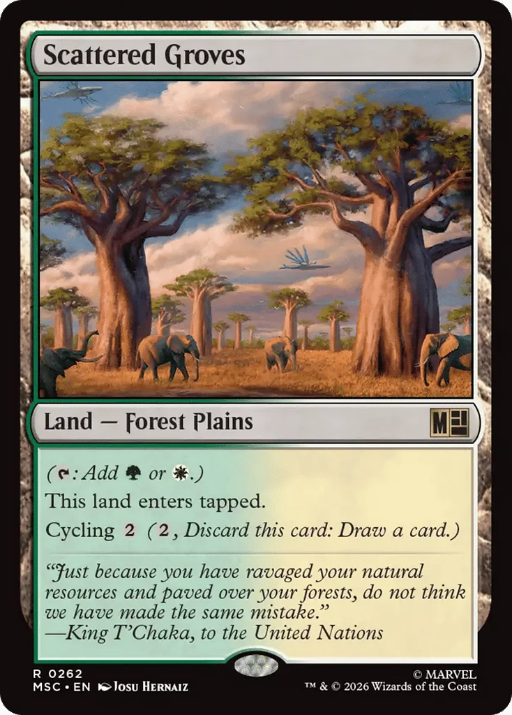 Scattered Groves · Marvel Super Heroes Commander