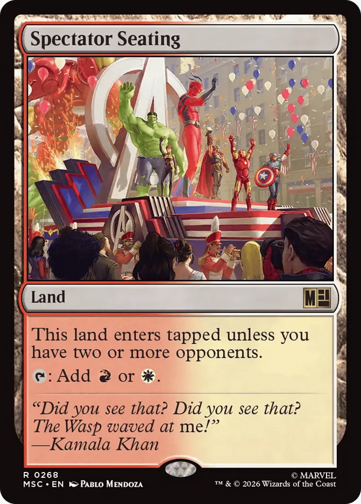 Spectator Seating · Marvel Super Heroes Commander
