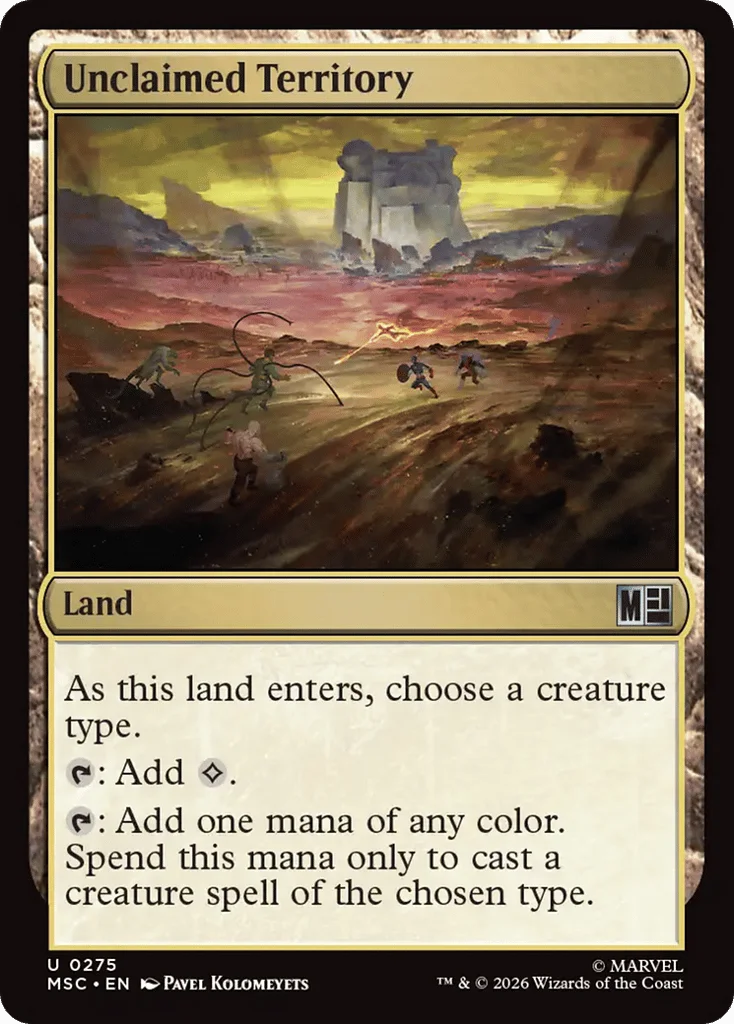 Unclaimed Territory · Marvel Super Heroes Commander