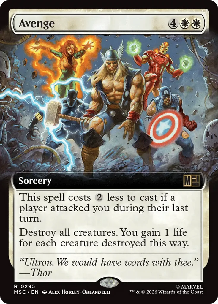 Avenge · Marvel Super Heroes Commander