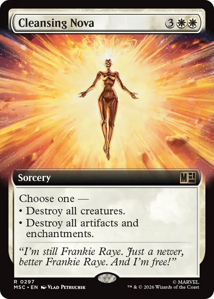 Cleansing Nova · Marvel Super Heroes Commander