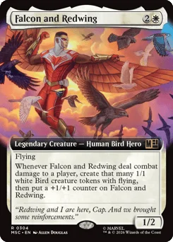 Falcon and Redwing