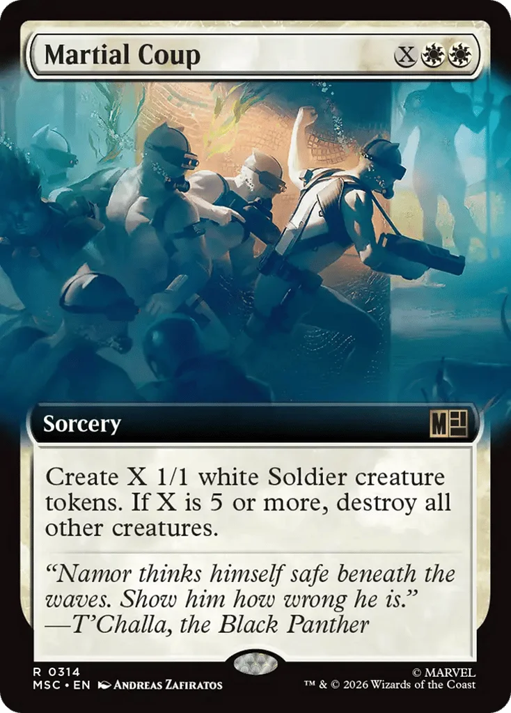 Martial Coup · Marvel Super Heroes Commander