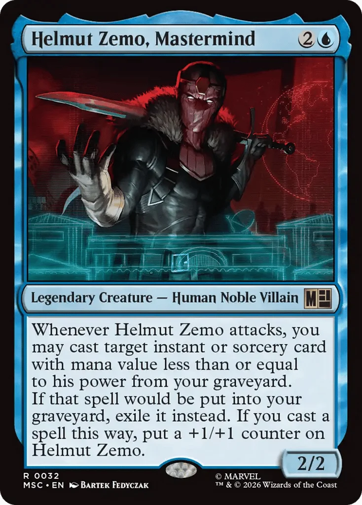 Helmut Zemo, Mastermind · Marvel Super Heroes Commander