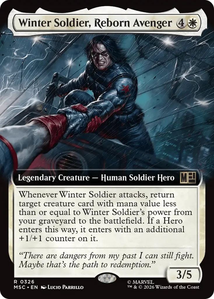 Winter Soldier, Reborn Avenger · Marvel Super Heroes Commander