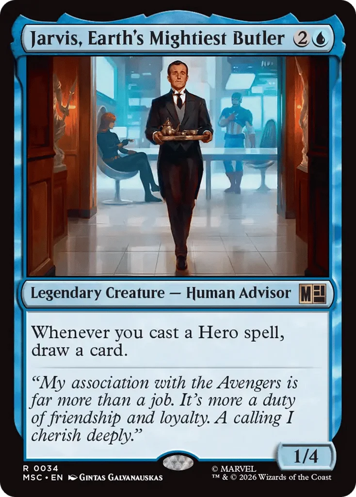 Jarvis, Earth's Mightiest Butler · Marvel Super Heroes Commander