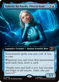 Valeria Richards, Precocious