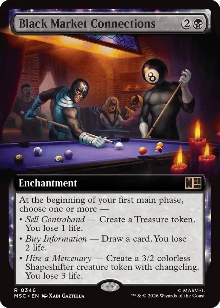 Black Market Connections · Marvel Super Heroes Commander