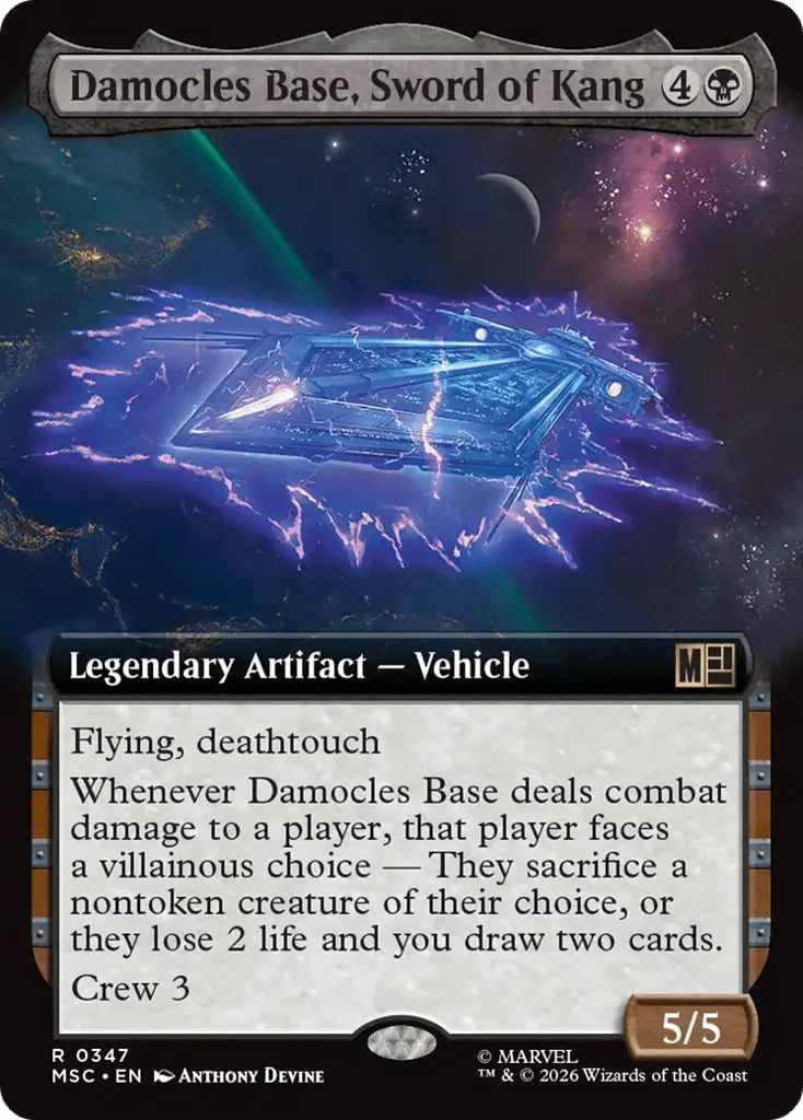 Damocles Base, Sword of Kang · Marvel Super Heroes Commander