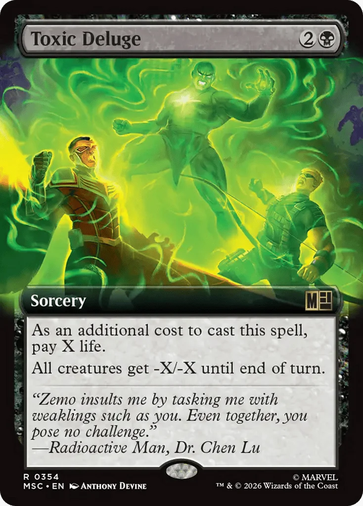 Toxic Deluge · Marvel Super Heroes Commander