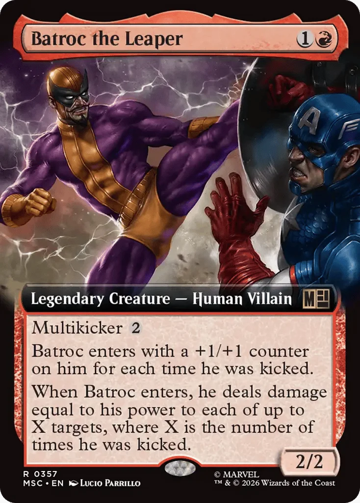 Batroc the Leaper · Marvel Super Heroes Commander