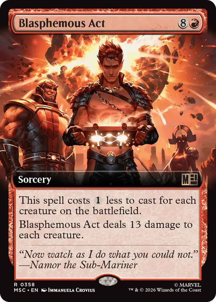 Blasphemous Act · Marvel Super Heroes Commander