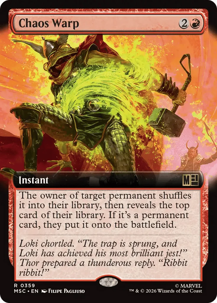 Chaos Warp · Marvel Super Heroes Commander