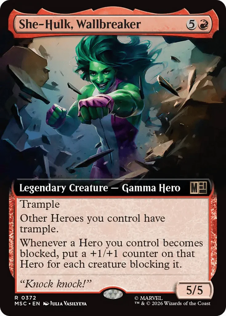 She-Hulk, Wallbreaker · Marvel Super Heroes Commander