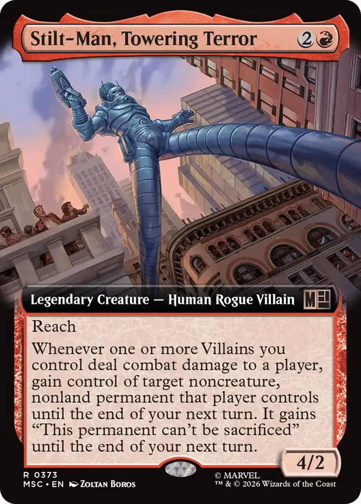Stilt-Man, Towering Terror · Marvel Super Heroes Commander