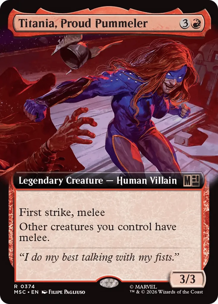 Titania, Proud Pummeler · Marvel Super Heroes Commander