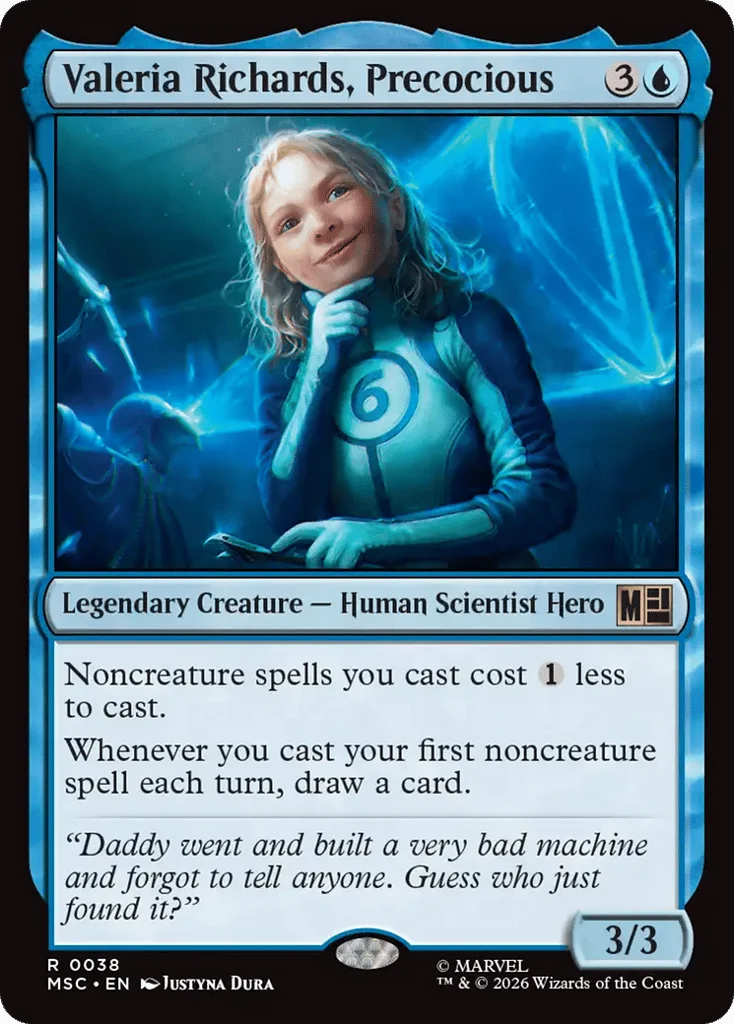 Valeria Richards, Precocious · Marvel Super Heroes Commander