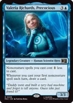 Valeria Richards, Precocious