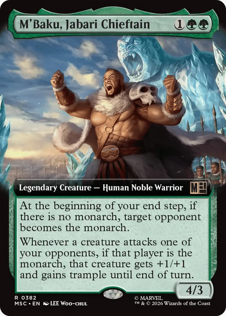M'Baku, Jabari Chieftain · Marvel Super Heroes Commander