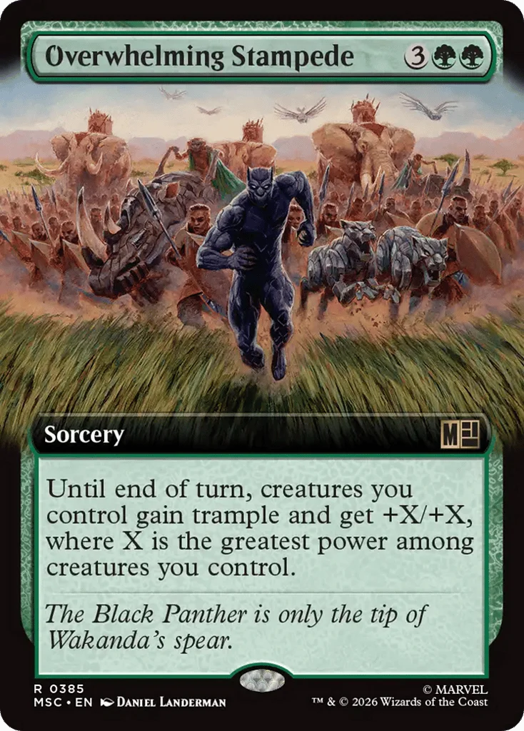 Overwhelming Stampede · Marvel Super Heroes Commander