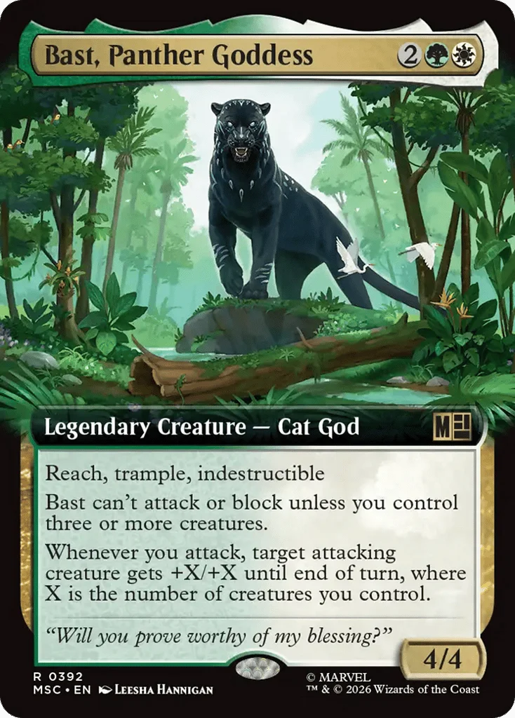 Bast, Panther Goddess · Marvel Super Heroes Commander