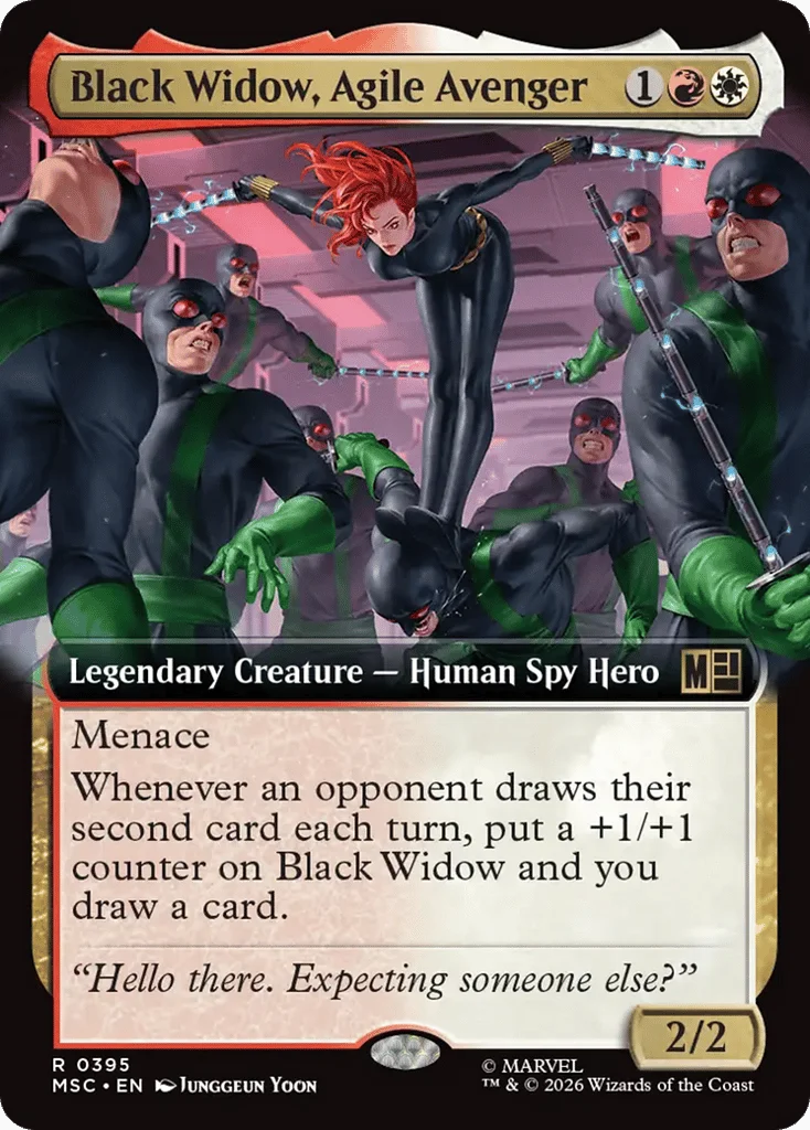 Black Widow, Agile Avenger · Marvel Super Heroes Commander