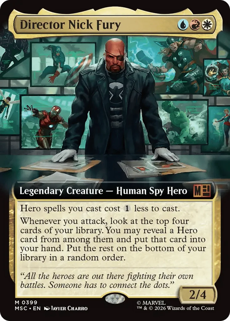 Director Nick Fury · Marvel Super Heroes Commander