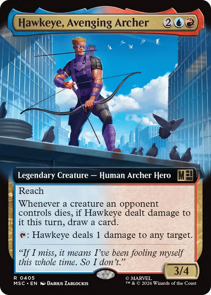 Hawkeye, Avenging Archer · Marvel Super Heroes Commander