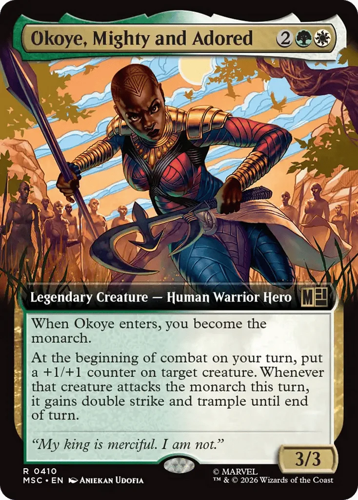 Okoye, Mighty and Adored · Marvel Super Heroes Commander
