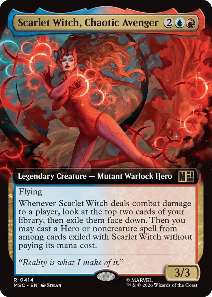 Scarlet Witch, Chaotic Avenger · Marvel Super Heroes Commander