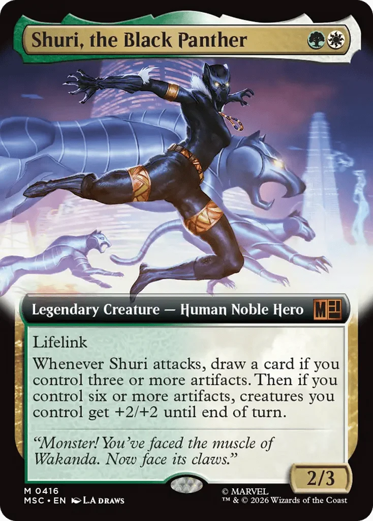 Shuri, the Black Panther · Marvel Super Heroes Commander