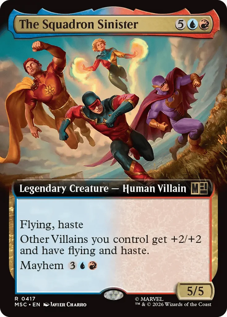 The Squadron Sinister · Marvel Super Heroes Commander