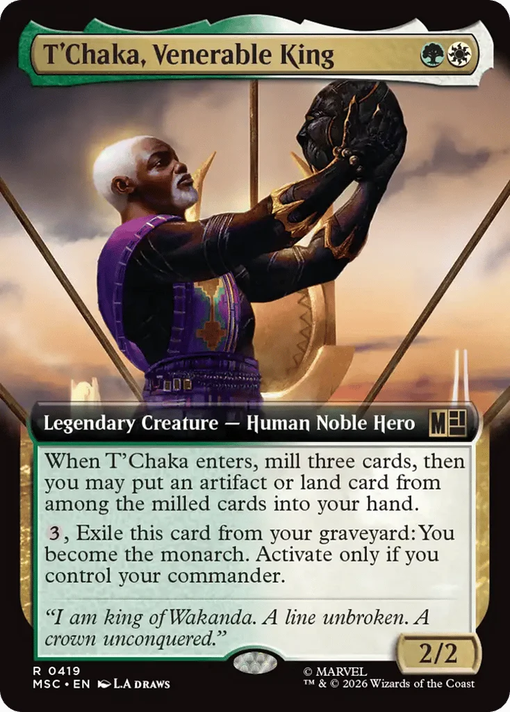T'Chaka, Venerable King · Marvel Super Heroes Commander