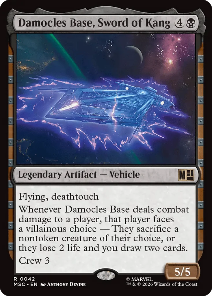 Damocles Base, Sword of Kang · Marvel Super Heroes Commander