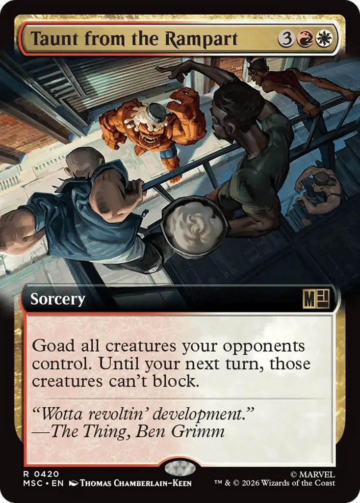 Taunt from the Rampart · Marvel Super Heroes Commander