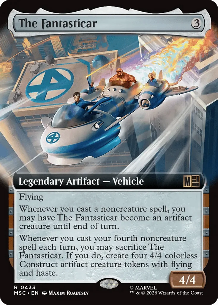 The Fantasticar · Marvel Super Heroes Commander