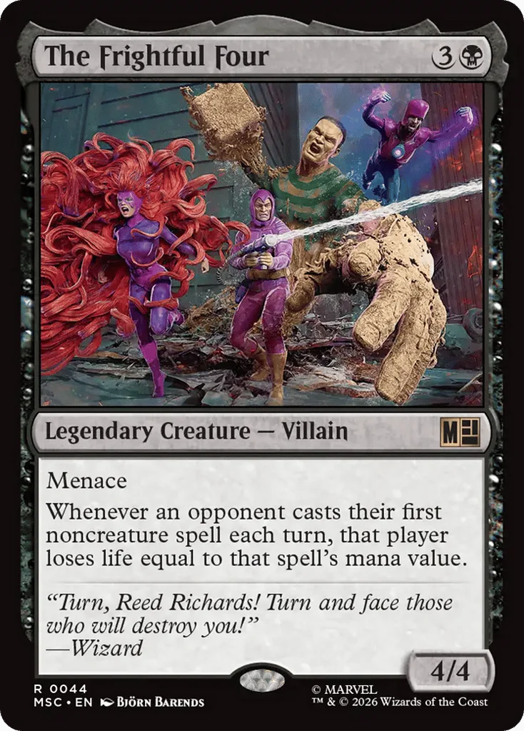 The Frightful Four · Marvel Super Heroes Commander