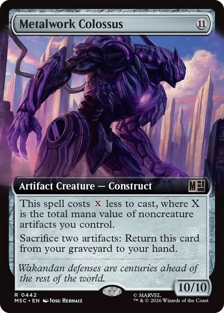 Metalwork Colossus · Marvel Super Heroes Commander