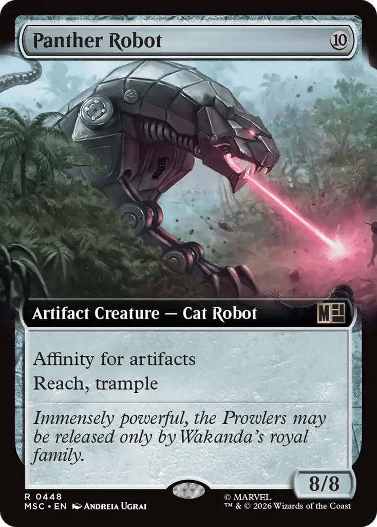 Panther Robot · Marvel Super Heroes Commander