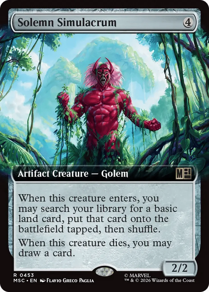 Solemn Simulacrum · Marvel Super Heroes Commander