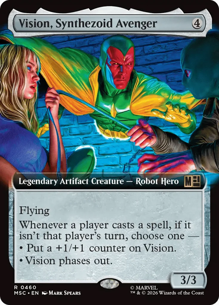 Vision, Synthezoid Avenger · Marvel Super Heroes Commander