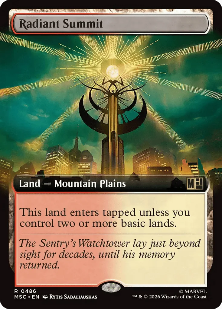 Radiant Summit · Marvel Super Heroes Commander